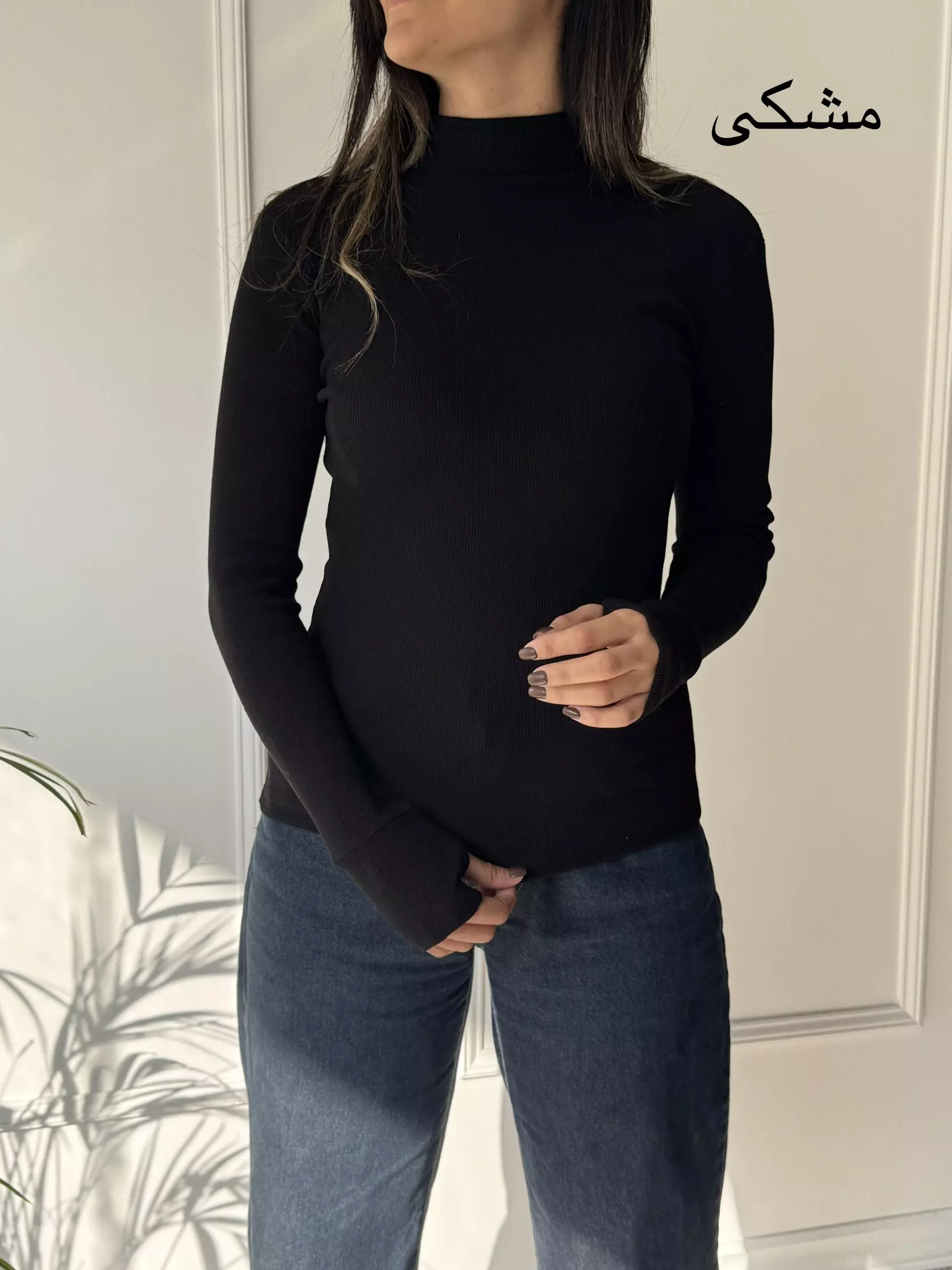 بلوز کبریتی فینگردار نیلا